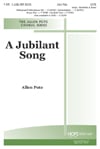 Jubilant Song SATB choral sheet music cover Thumbnail